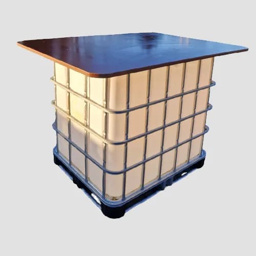 Beleuchteter IBC Stehtisch